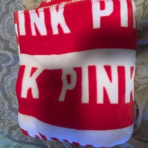 Victoria’s Secret pink fleece blanket